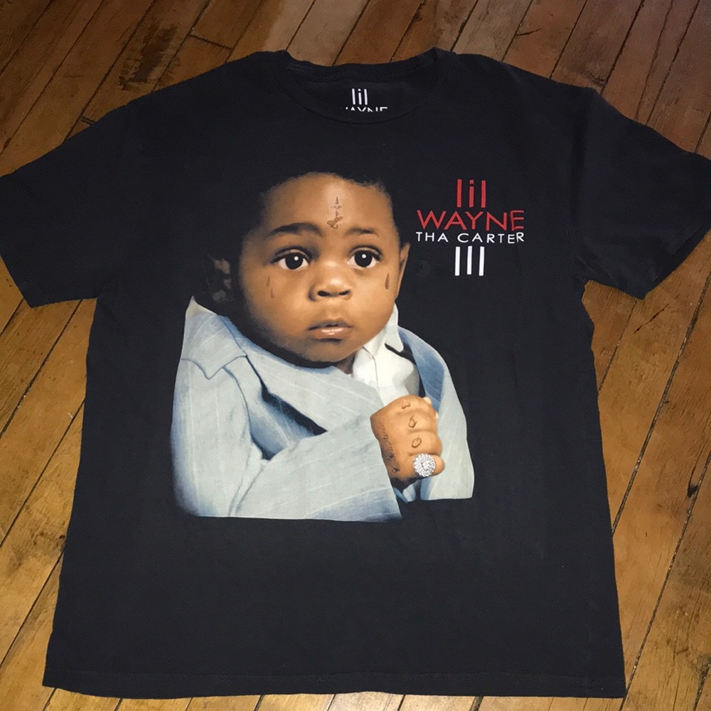 Lil Wayne Black Graphic Tee‎